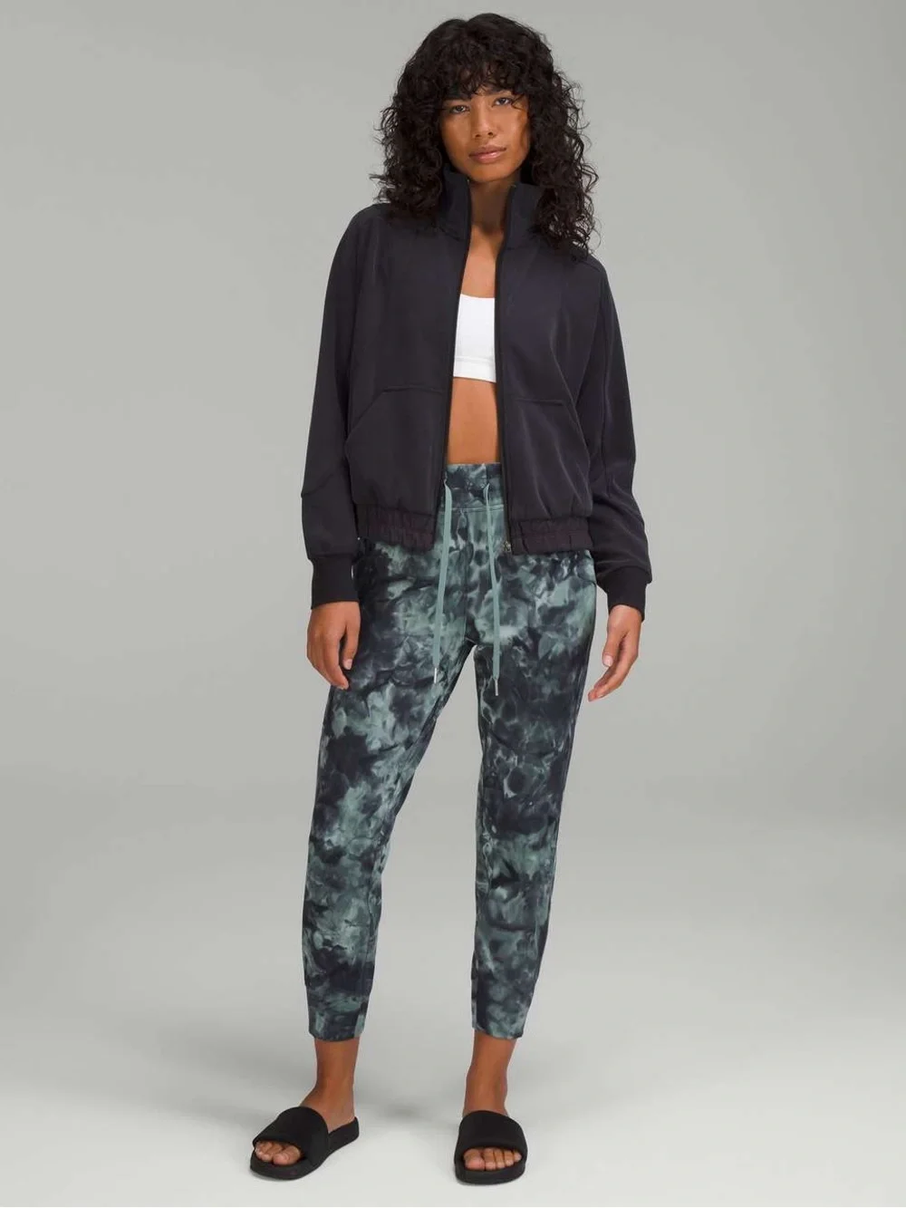 Lululemon Athletica Ready to Rulu High-Rise Jogger 7/8 Length Diamond Dye Size 6